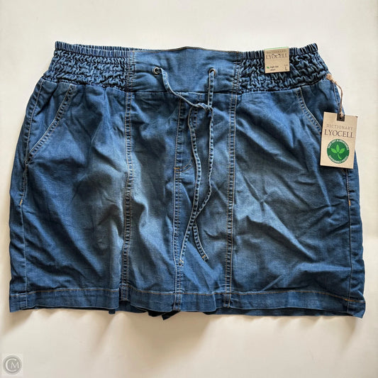 Skort By Clothes Mentor In Blue, Size: L