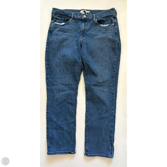 Jeans Straight By Levis In Blue, Size: 14