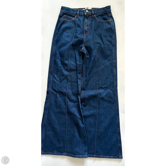 Jeans Wide Leg By Loft In Blue, Size: 4