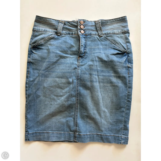 Skirt Midi By One 5 One In Blue, Size: L