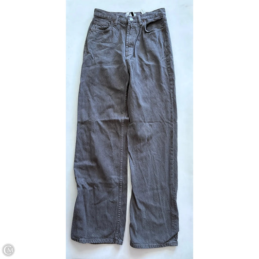 Jeans Straight By Zara In Grey, Size: 4