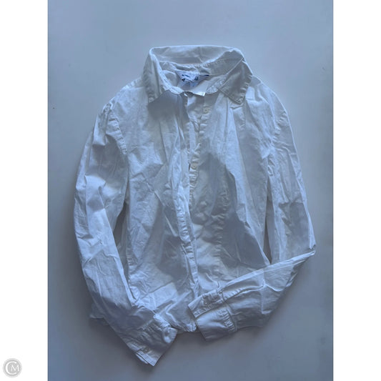 Top Long Sleeve By Old Navy In White, Size: S