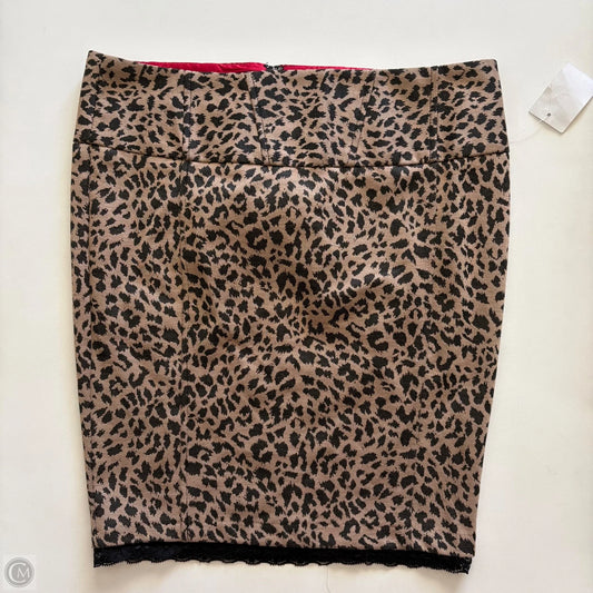 Skirt Mini & Short By Charlotte Russe In Animal Print, Size: M