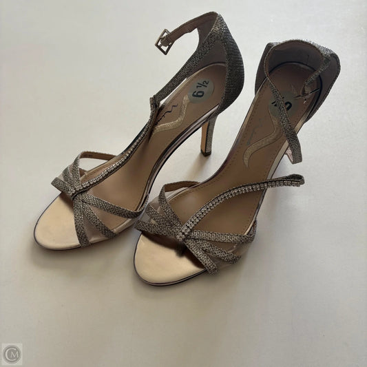 Shoes Heels Kitten By Nina In Gold, Size: 6.5