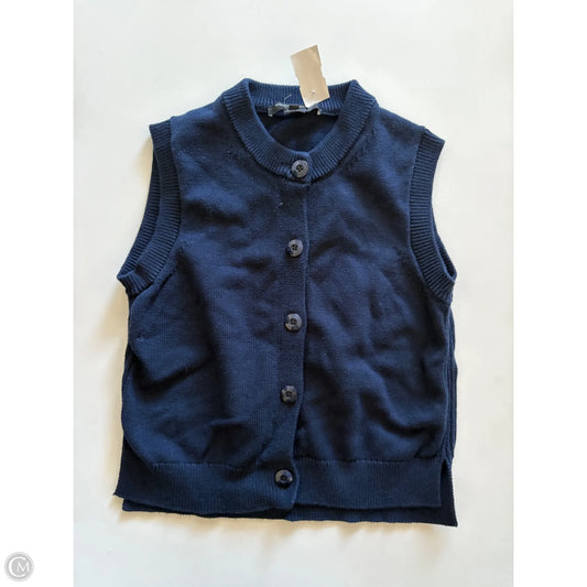 Vest Sweater By French Connection In Navy, Size: M