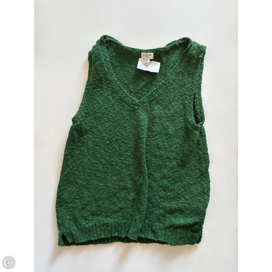 Tank Top By J. Crew In Green, Size: M