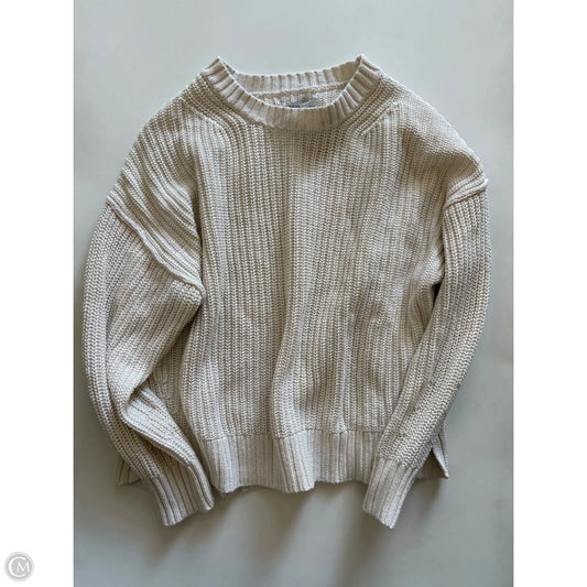 Sweater By American Eagle In Cream, Size: M