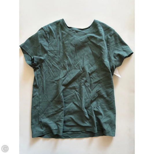 Top Short Sleeve By J. Crew In Green, Size: L