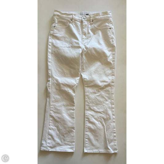 Jeans Straight By Loft In White, Size: 8