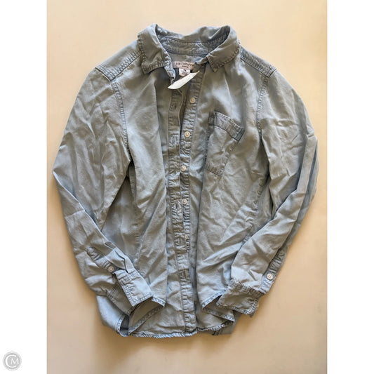 Top Long Sleeve By Liz Claiborne In Blue, Size: Sp