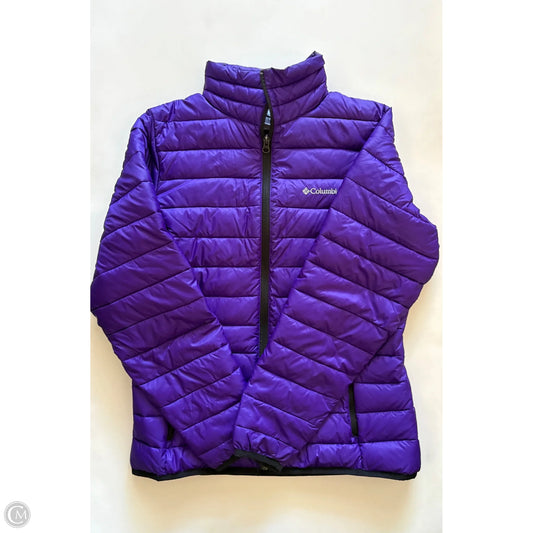 Jacket Puffer & Quilted By Columbia In Purple, Size: S