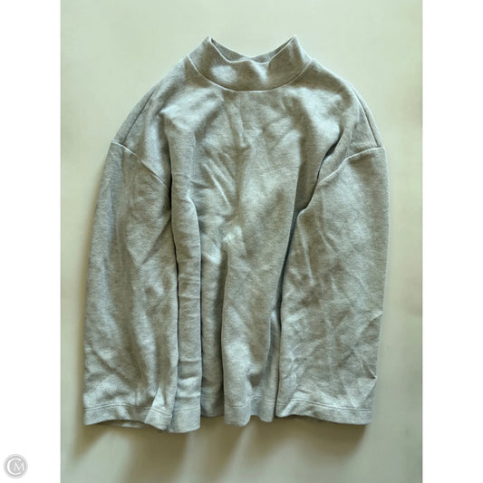 Top Long Sleeve By Old Navy In Grey, Size: S