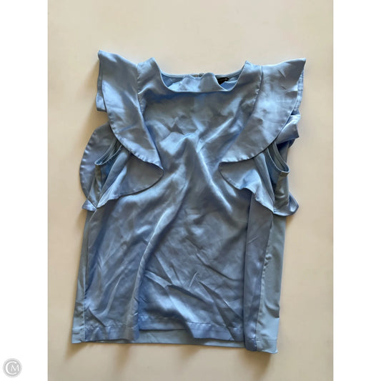 Blouse Sleeveless By Ann Taylor In Blue, Size: Xs