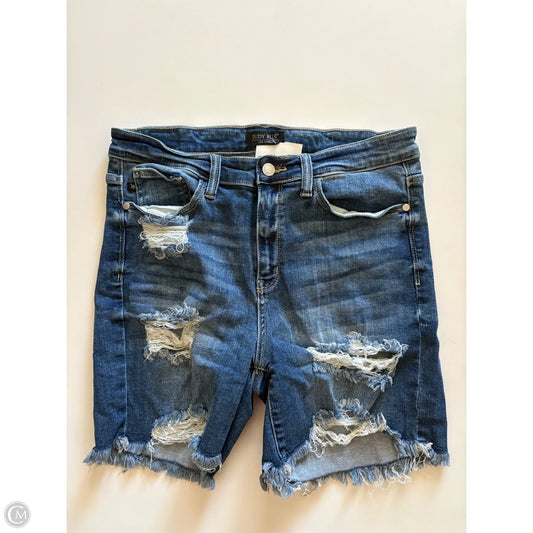 Shorts By Judy Blue In Blue, Size: L