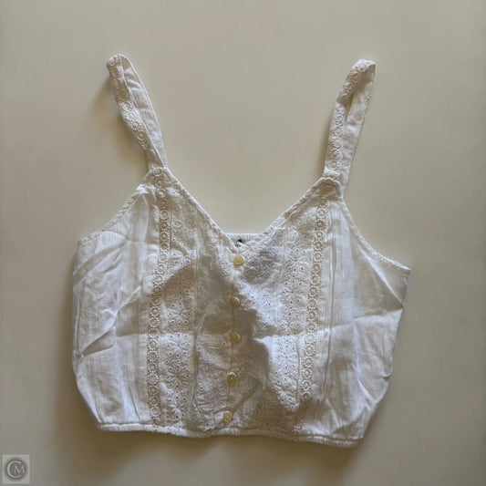 Tank Top By American Eagle In Cream, Size: S