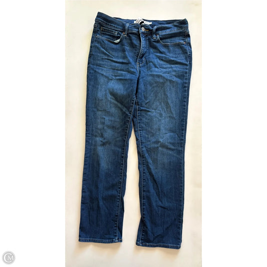 Jeans Straight By Levis In Blue, Size: 12