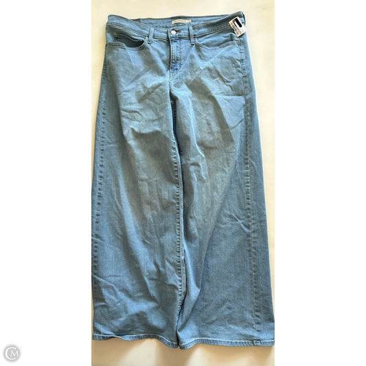 Jeans Wide Leg By American Eagle In Blue, Size: 16
