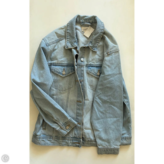 Jacket Denim By Universal Standard In Blue, Size: L
