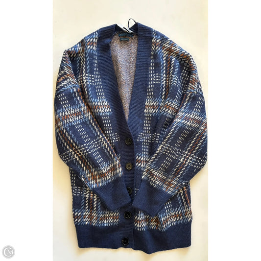 Sweater Cardigan By Cmc In Blue, Size: 2x