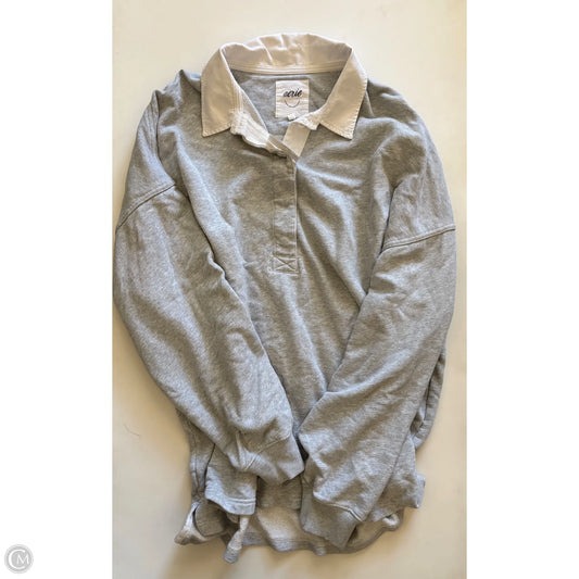 Sweatshirt Collar By Aerie In Grey, Size: 2x