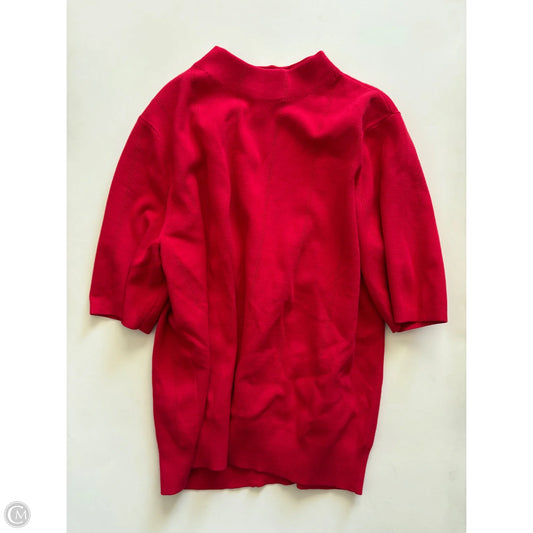 Sweater By Talbots In Red, Size: Xl