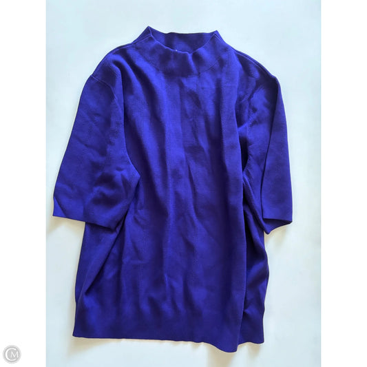 Sweater By Talbots In Purple, Size: Xl