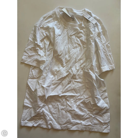 Top Short Sleeve By J. Crew In White, Size: M