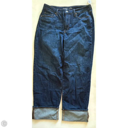 Jeans Cropped By Old Navy In Blue, Size: 16