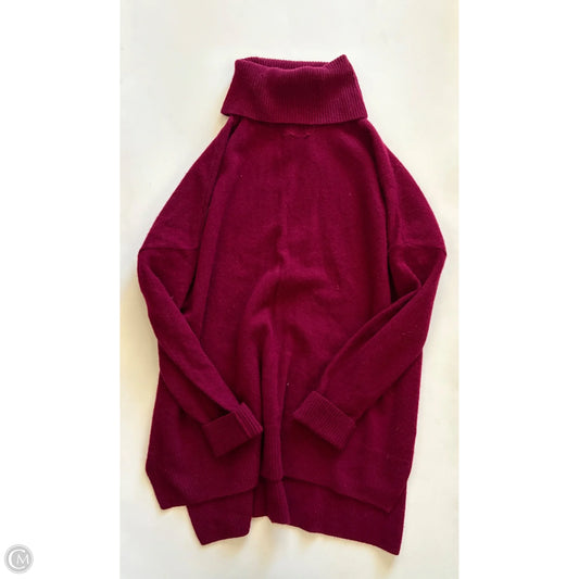 Sweater Cashmere By Max Studio In Maroon, Size: Xl