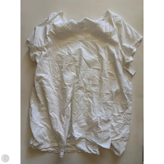 Top Short Sleeve By Pure Jill In White, Size: L
