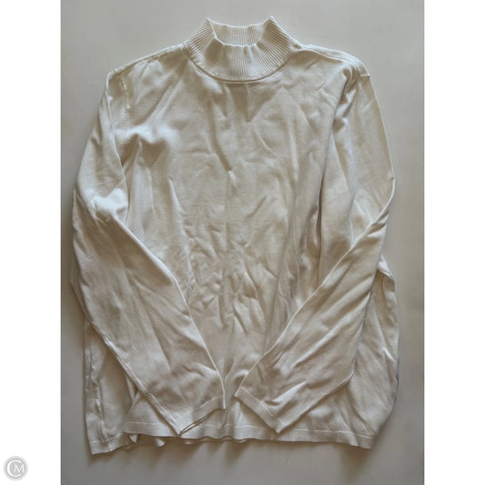 Sweater By Chicos In Cream, Size: Xl