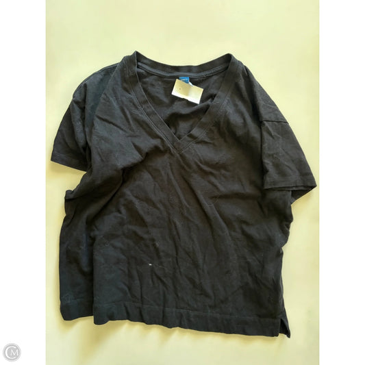 Top Short Sleeve By Old Navy In Black, Size: L