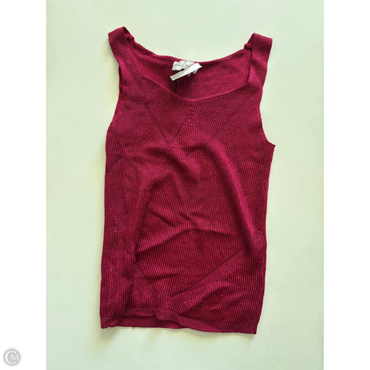 Sweater Short Sleeve By Chelsea And Theodore In Pink, Size: L