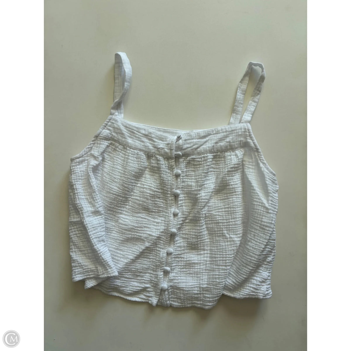 Tank Top By Cmc In White, Size: M