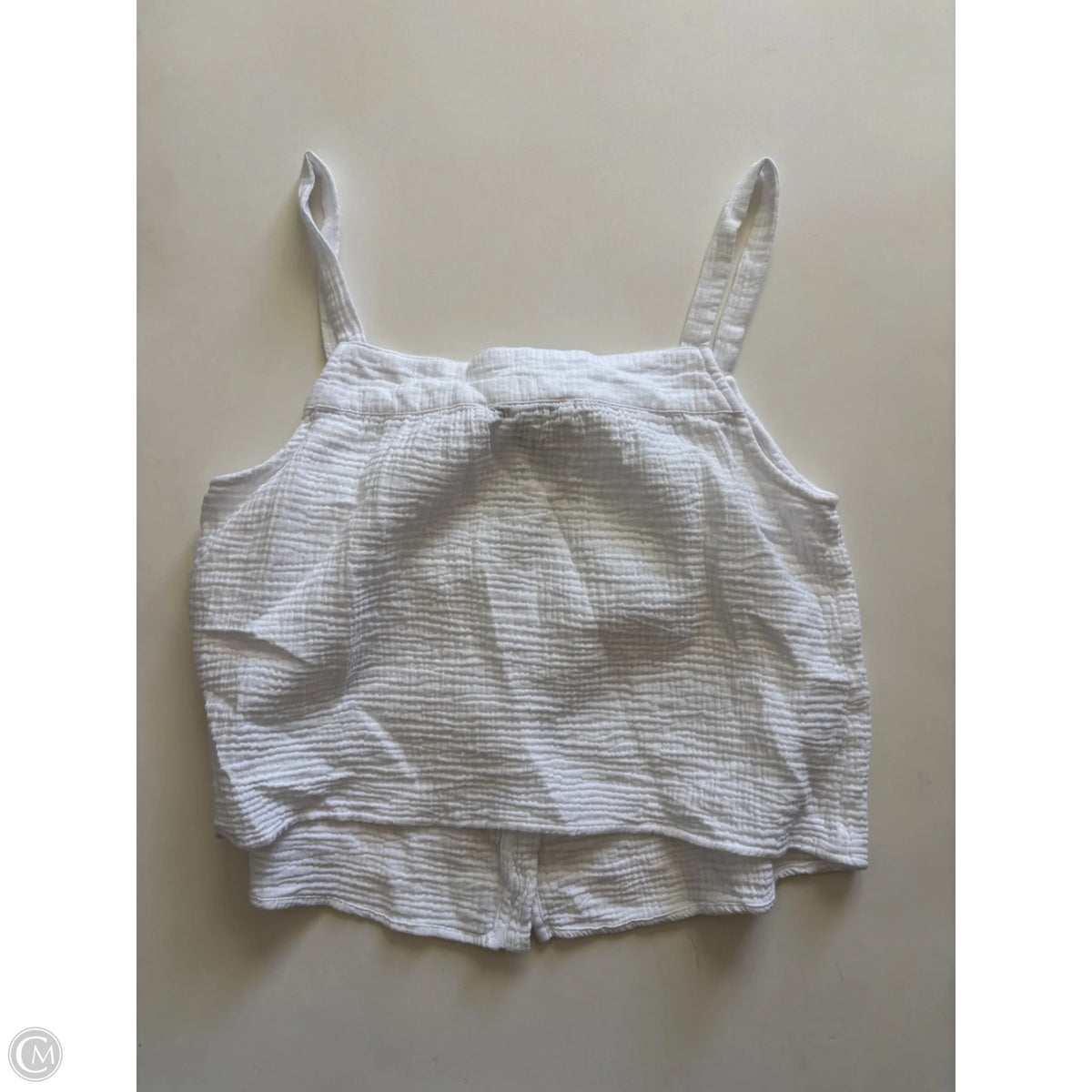 Tank Top By Cmc In White, Size: M