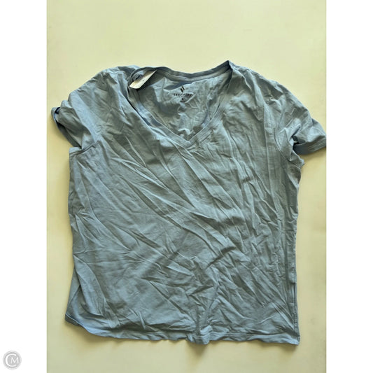 Top Short Sleeve By Skechers In Blue, Size: L