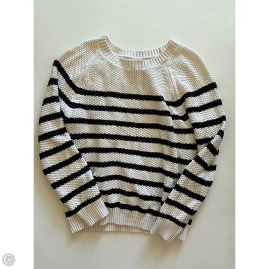 Sweater By Loft In Striped Pattern, Size: L