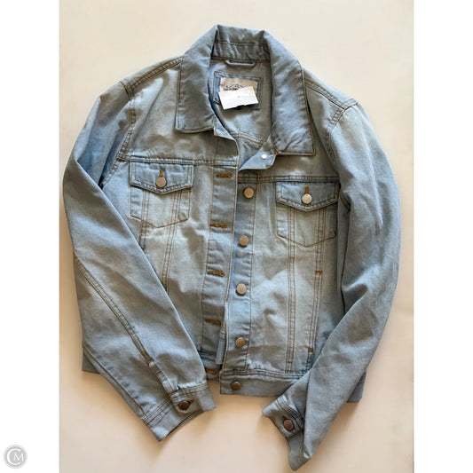 Jacket Denim By Ashley In Blue, Size: Xl