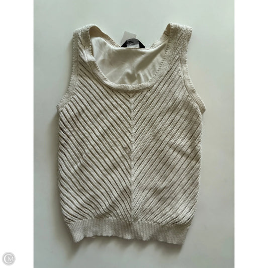 Tank Top By Simply Vera In Cream, Size: M