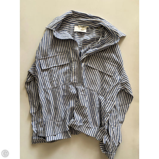 Top Long Sleeve By Max Studio In Striped Pattern, Size: L