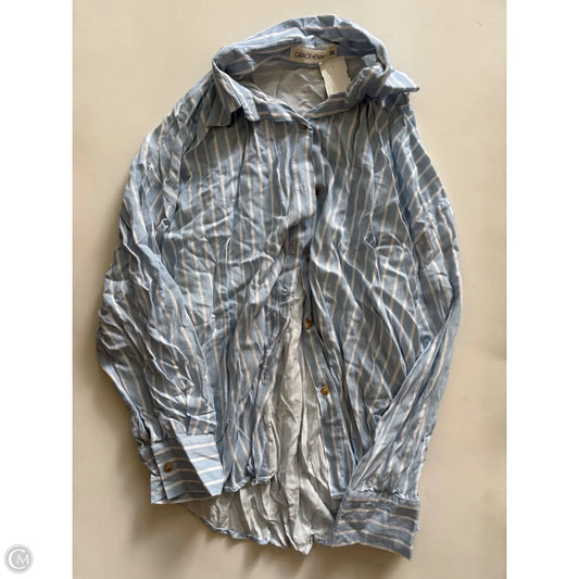 Top Long Sleeve By GRACE & EMMA In Striped Pattern, Size: 2x