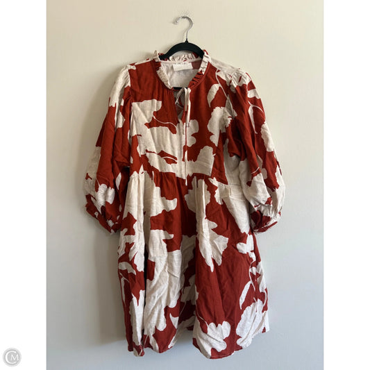 Dress Casual Midi By Jodifl In Brown, Size: L