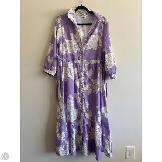 Dress Casual Maxi By Clothes Mentor In Purple, Size: L