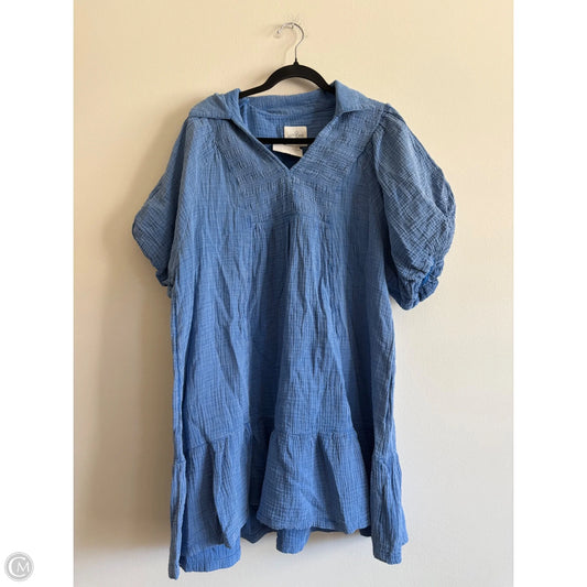 Dress Casual Midi By Umgee In Blue, Size: M