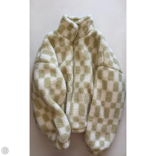 Jacket Faux Fur & Sherpa By A New Day In Green, Size: S