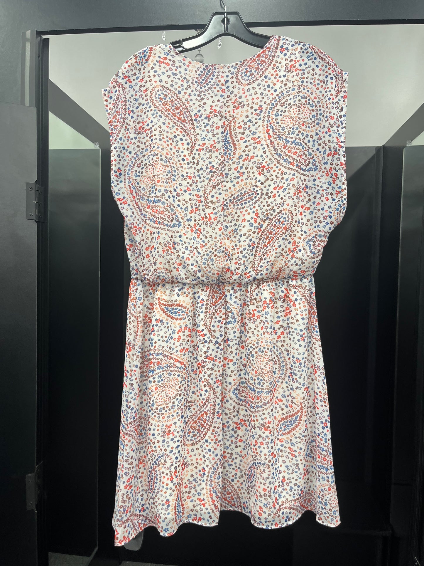 Floral Dress Casual Midi Sage, Size Xl