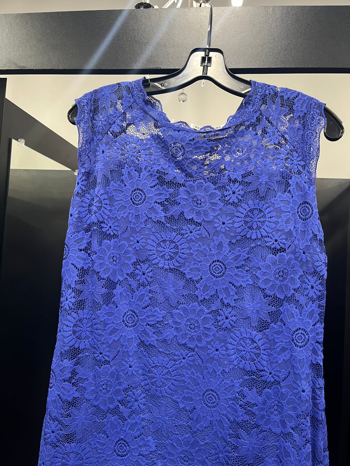 Blue Dress Party Midi Stanzino, Size Xl