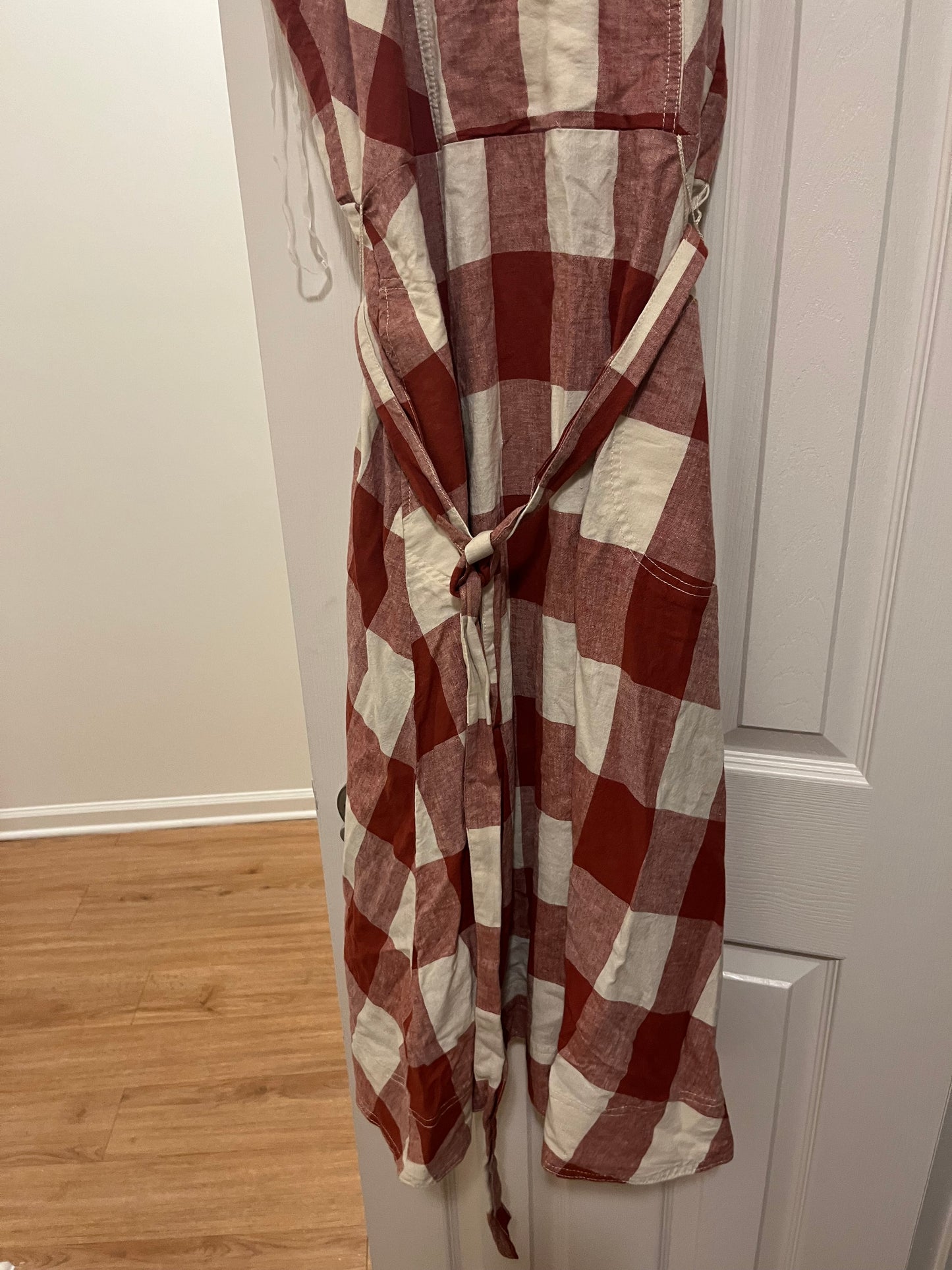 Plaid Dress Casual Midi Cato NWT, Size L