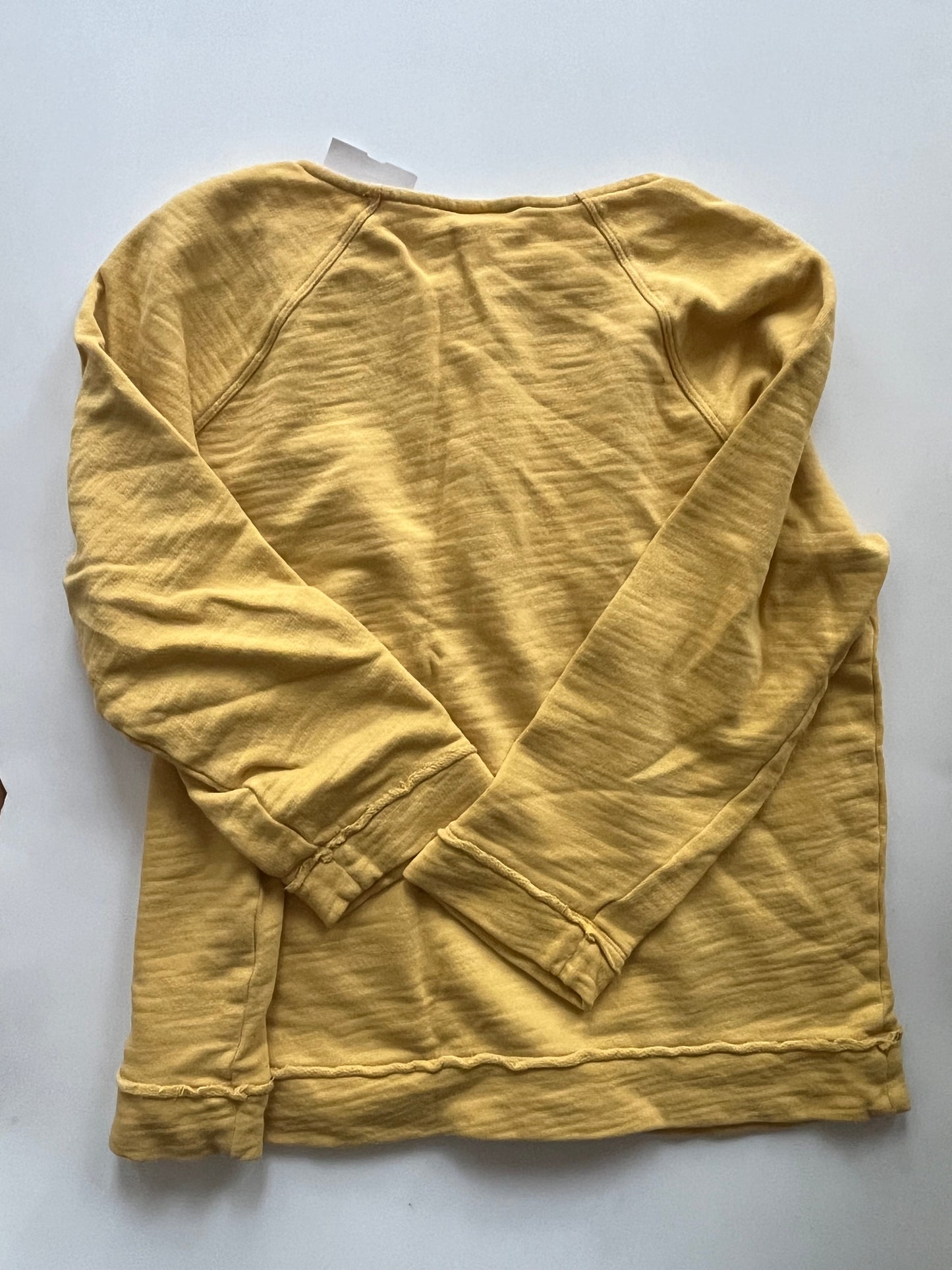 Yellow Top Long Sleeve Pure Jill, Size S