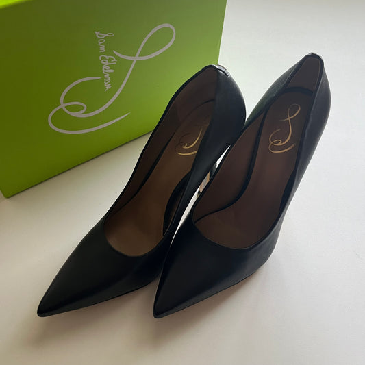 Black Shoes Heels Stiletto Sam Edelman, Size 9.5